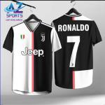Men's Cristiano Ronaldo Black Juventus 2019/20 Home Authentic Player